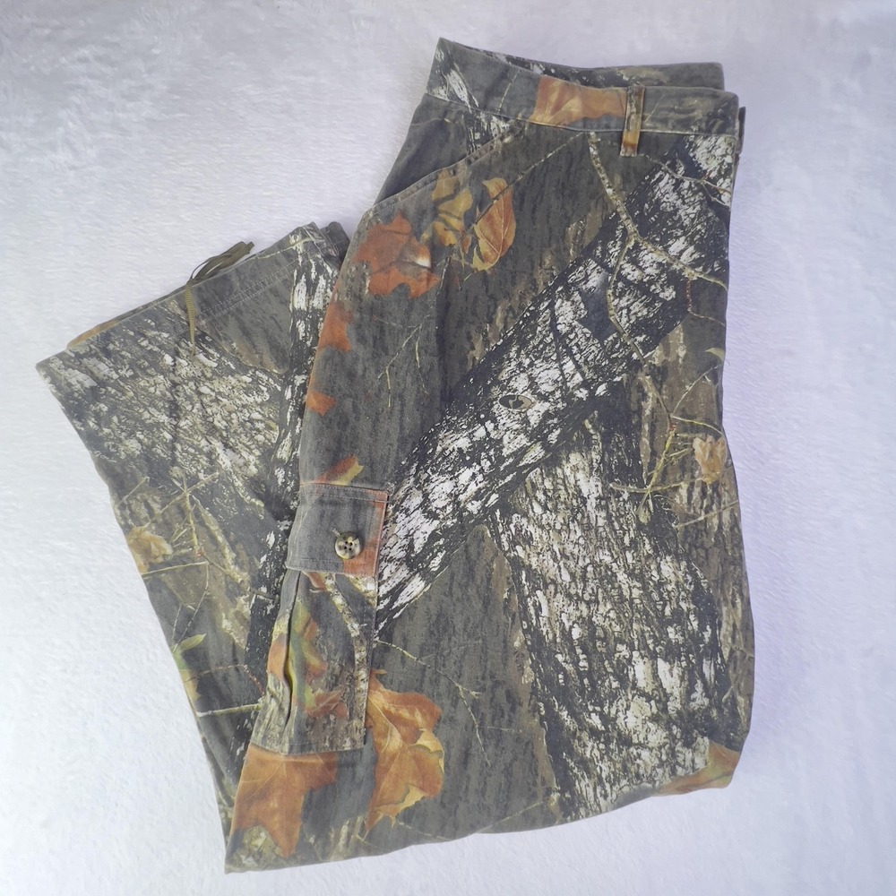 Russell Outdoors‎ Pants Mens XL Camo Explorer Midweight Cargo Hunting Outdoor